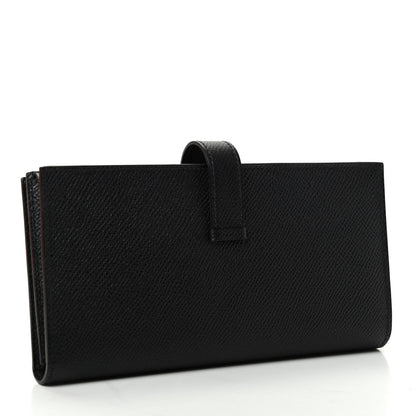 Hermes Epsom Bearn Gusset Wallet Black 3 of 7