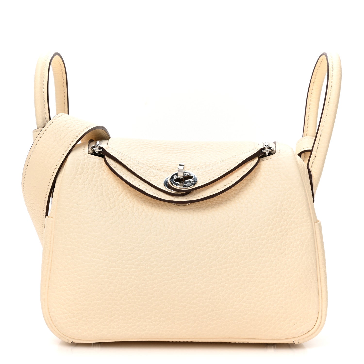 Hermes Taurillon Clemence Mini Lindy 20 Nata 1 of 11