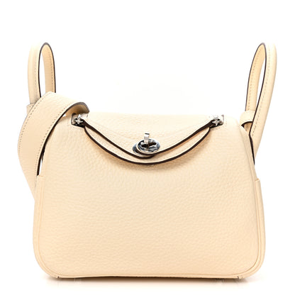Hermes Taurillon Clemence Mini Lindy 20 Nata 1 of 11