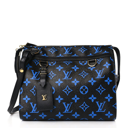 Louis Vuitton Colored Monogram Speedy Amazon PM Blue Black 1 of 8