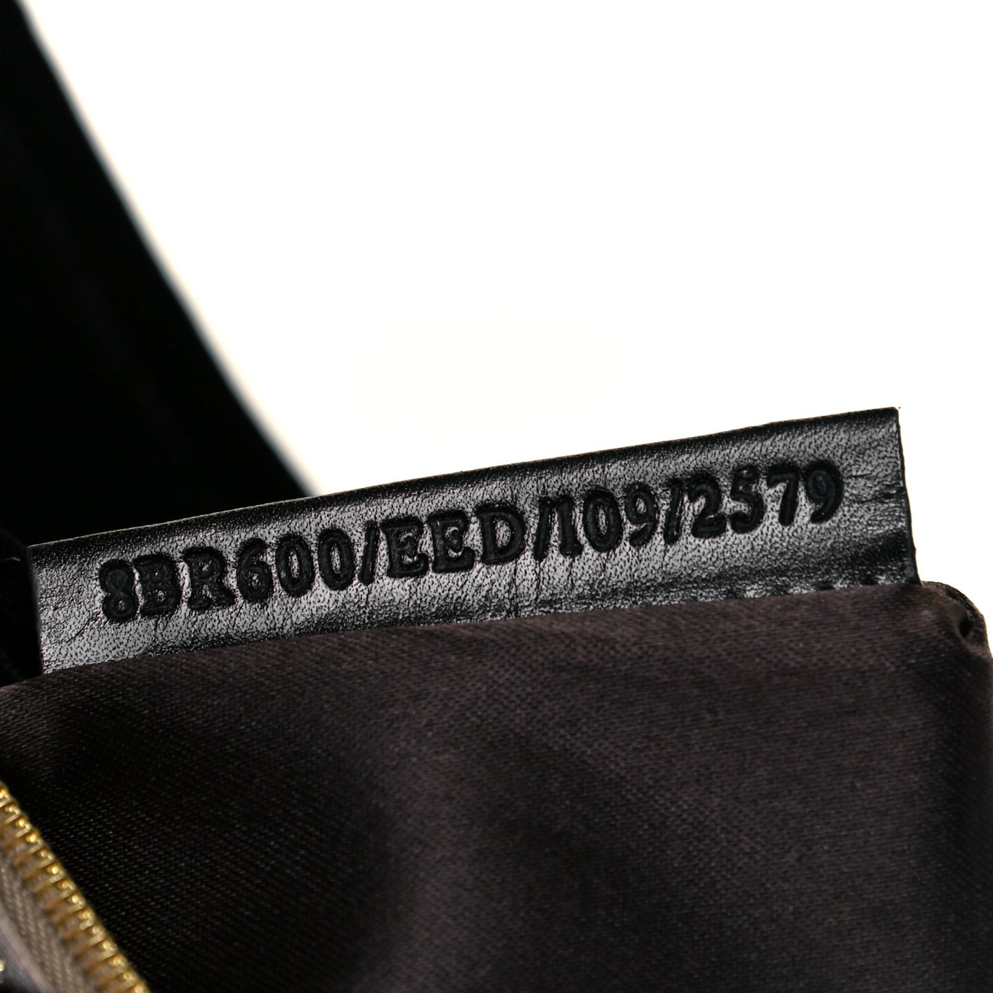 Velvet Metal Fringe Baguette Black Gold