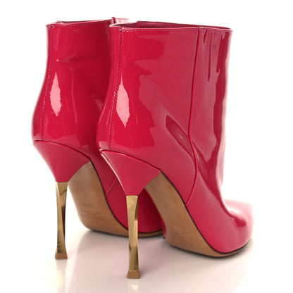 Valentino Garavani Patent Twist Heel 105mm Ankle Boots 36.5 Bouganville 4 of 10