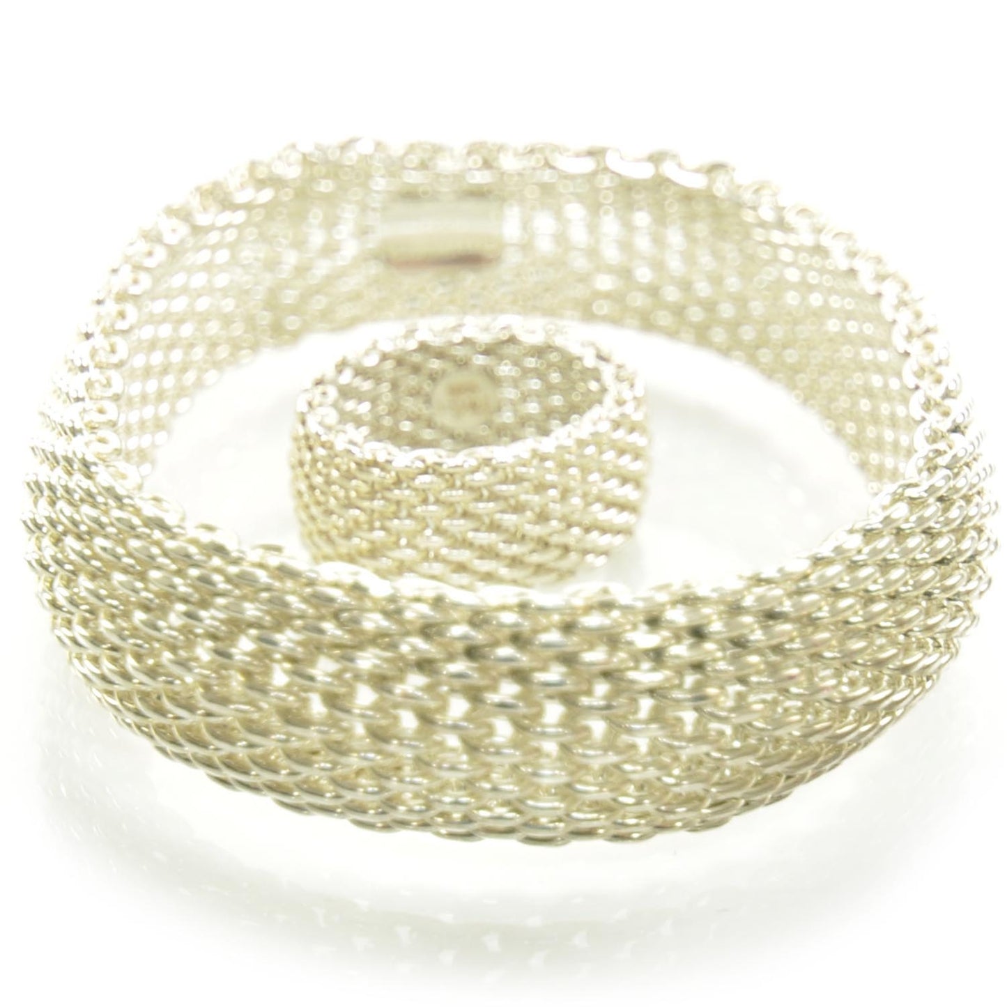 Sterling Silver Somerset Mesh Bracelet