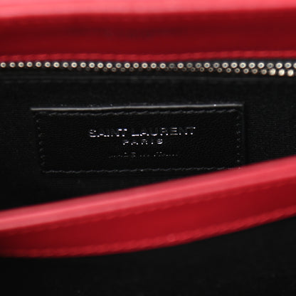 Saint Laurent Calfskin Y Quilted Monogram Toy Loulou Crossbody Bag New Lipstick 7 of 12