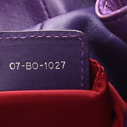 Christian Dior Nylon Monogram Lovely Hobo Purple 7 of 10