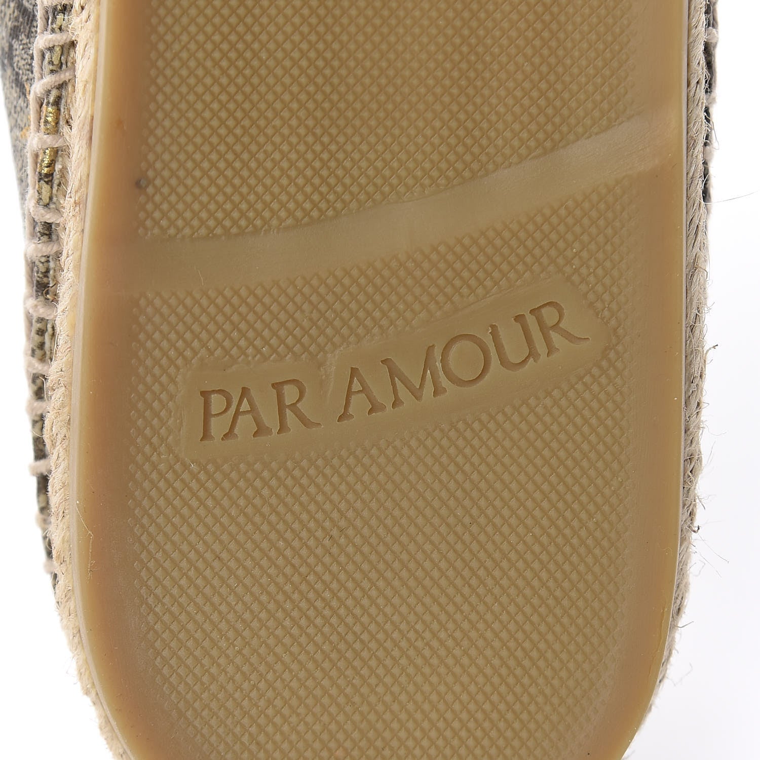 Gucci GG Supreme Monogram Bees Espadrille Flats 41 Beige Ebony Oro Black 9 of 10