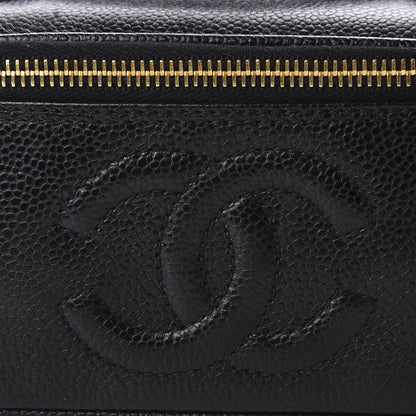 Chanel Caviar Vanity Cosmetic Case Black 13 of 13