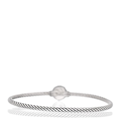 David Yurman Sterling Silver Turquoise 3mm Chatelaine Bracelet 3 of 4