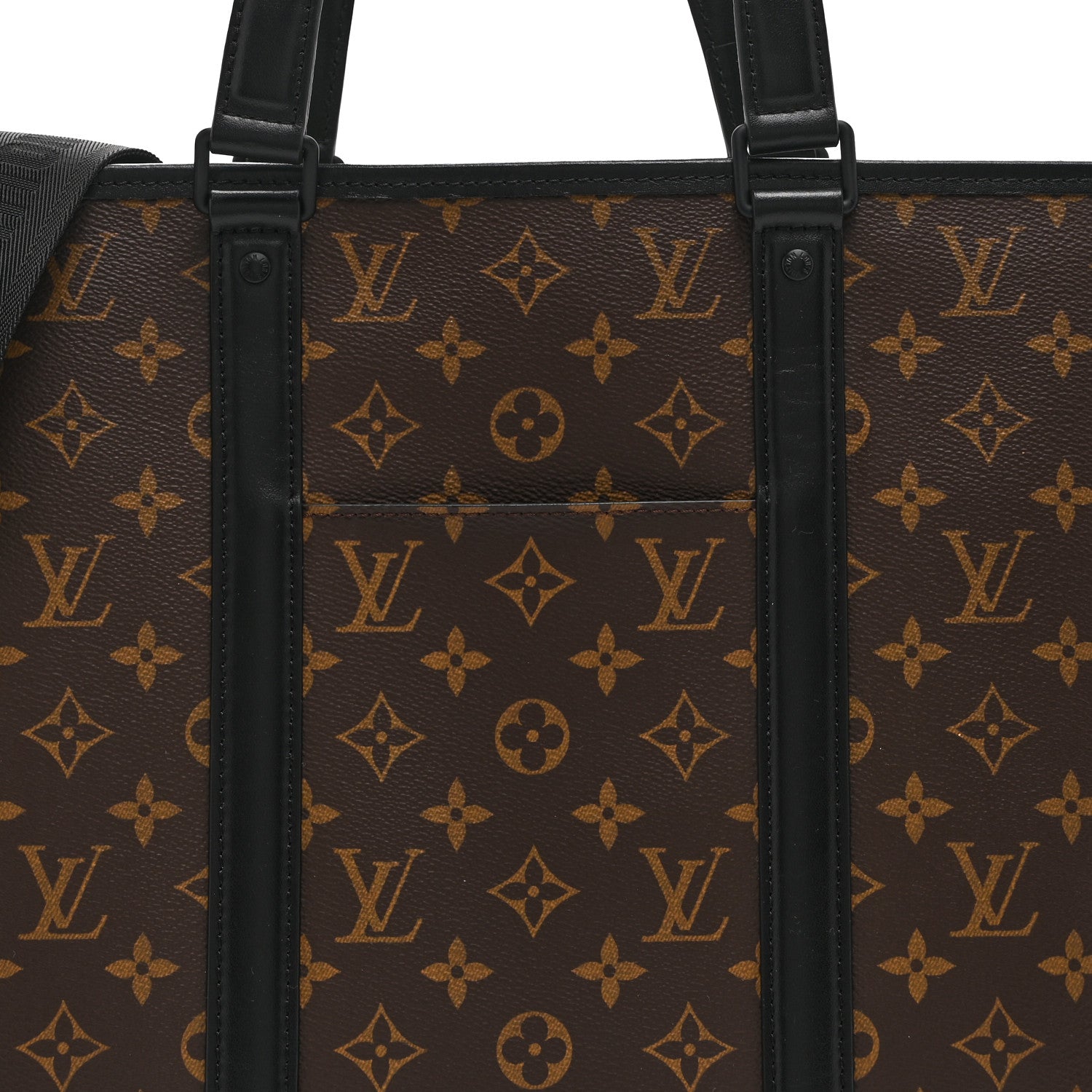 Louis Vuitton Monogram Macassar Weekend Tote PM 8 of 10