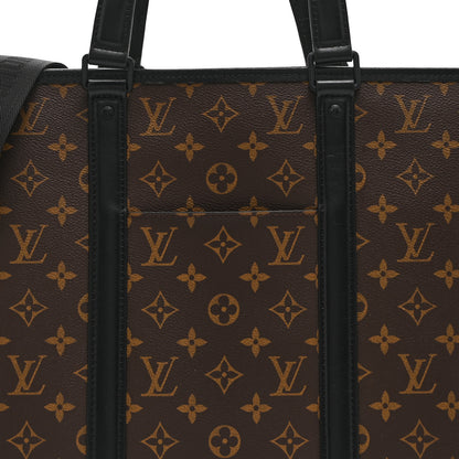 Louis Vuitton Monogram Macassar Weekend Tote PM 8 of 10