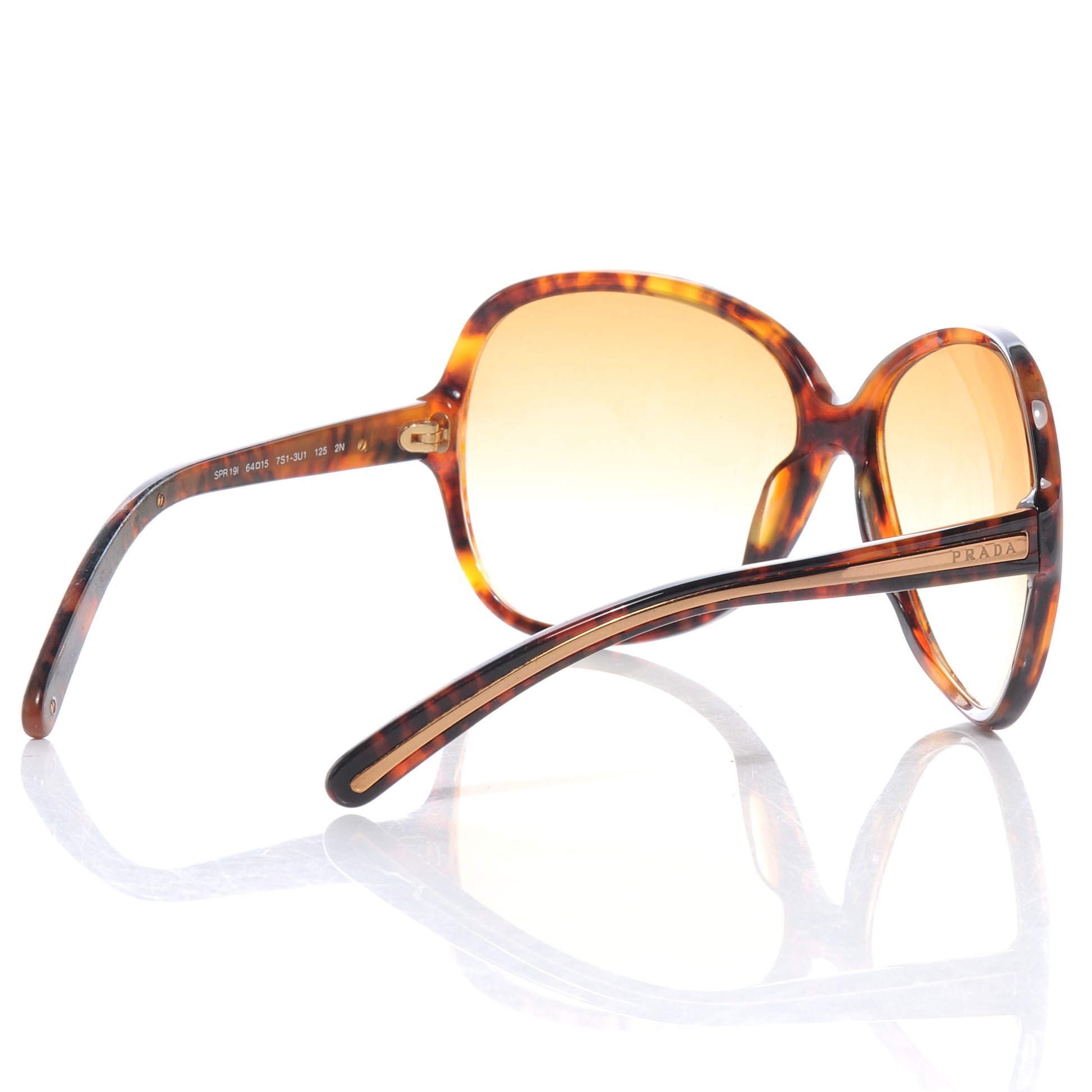Prada Tortoise Shell Sunglasses SPR 191 3 of 5