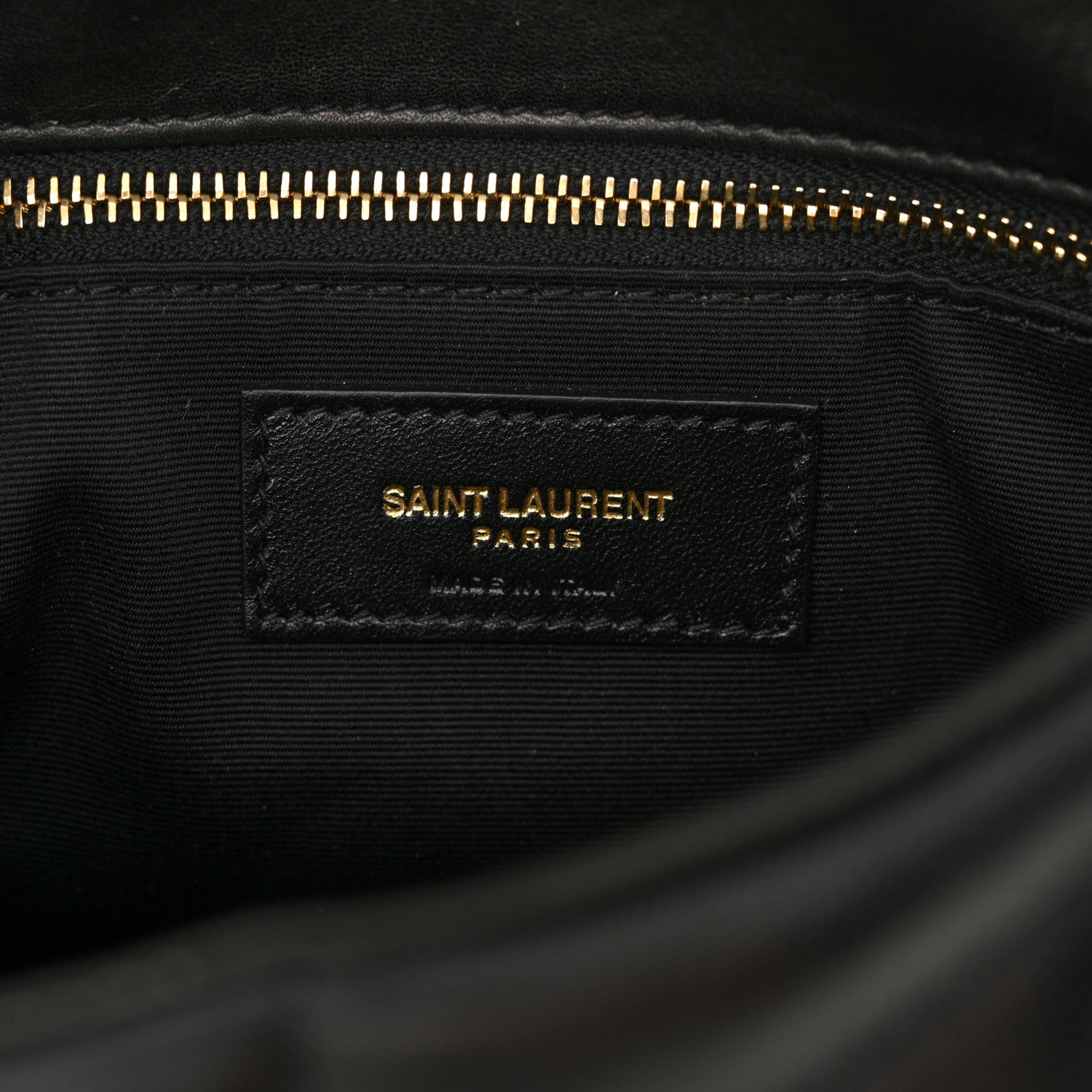 Saint Laurent Lambskin Quilted Toy Loulou Puffer Monogram Chain Satchel Black 7 of 11
