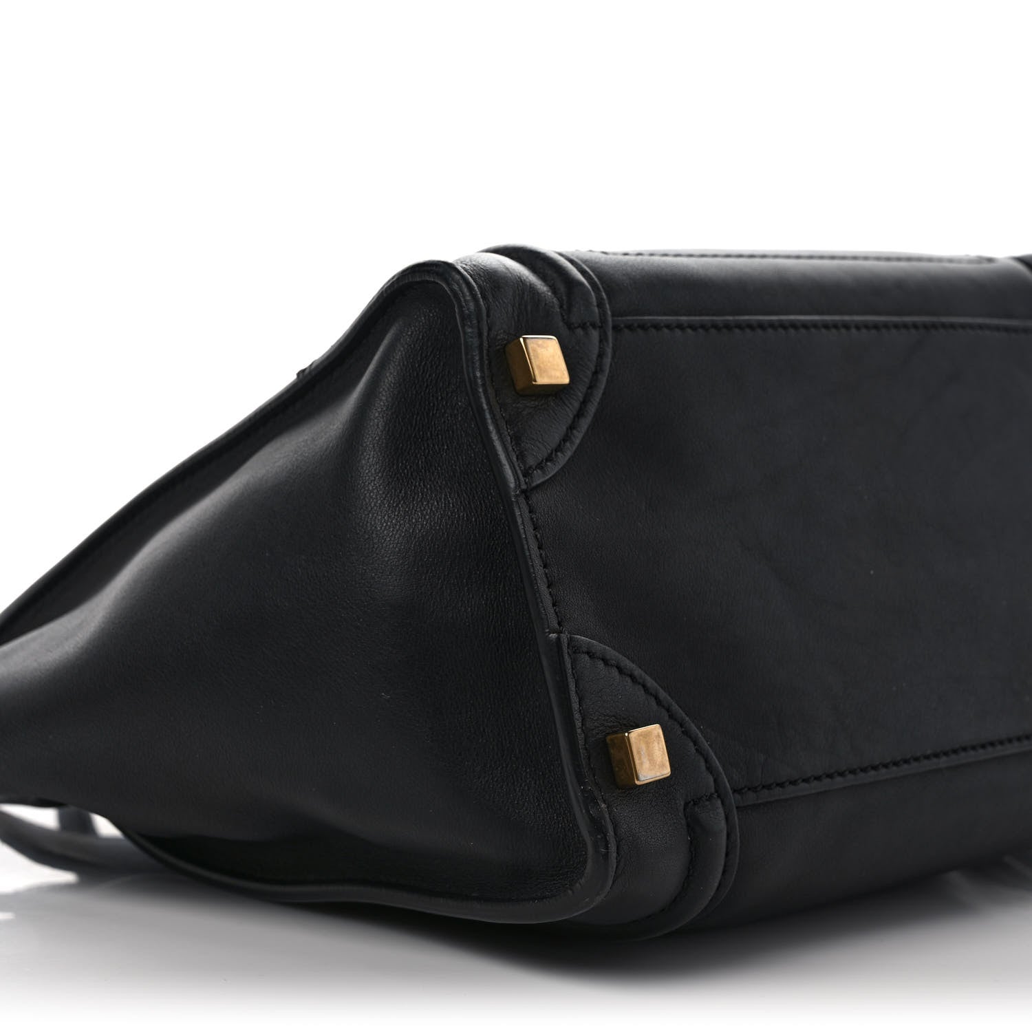 Celine Smooth Calfskin Micro Luggage Black 7 of 8