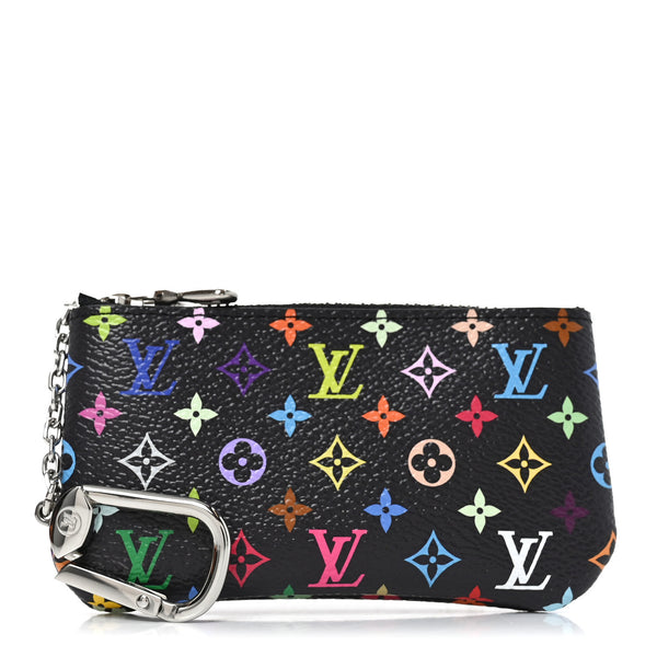 Louis Vuitton LV X TM Monogram Multicolor Key Pouch Black 1894188