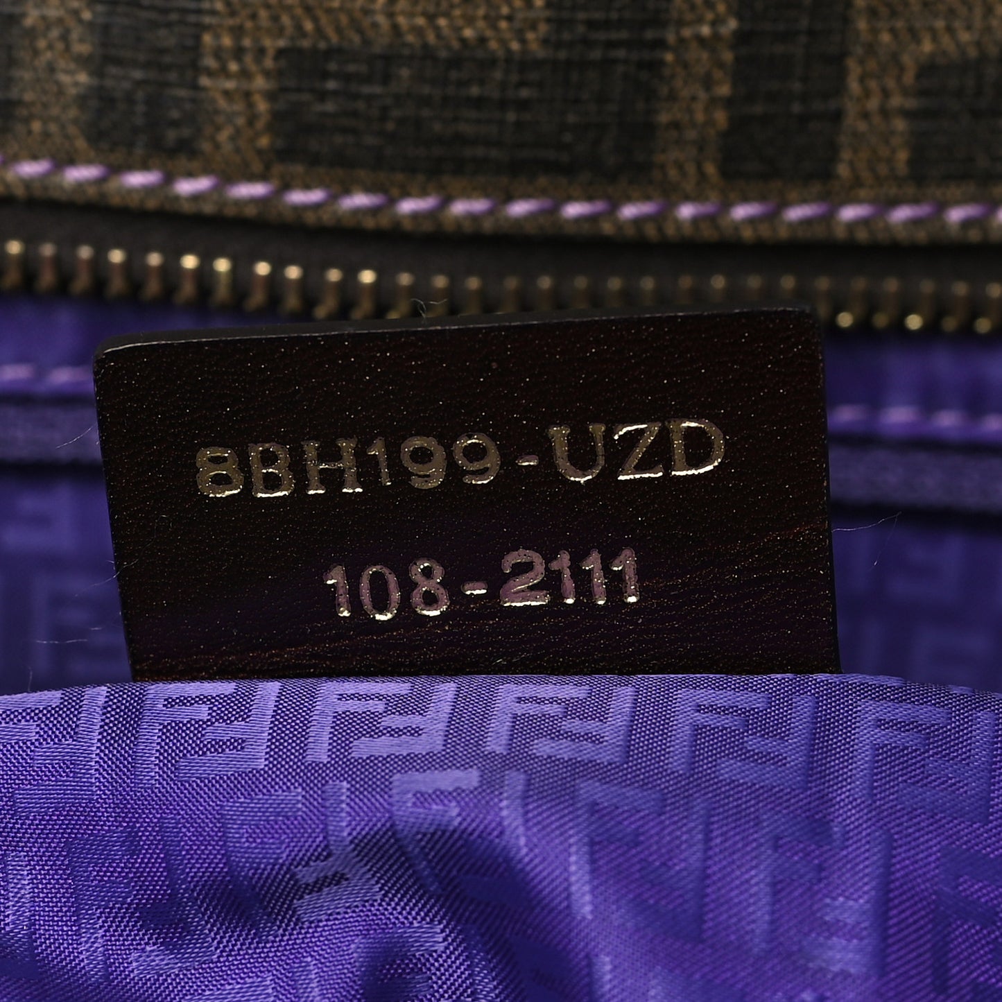 Zucca Spalmati Large Roll Tote Tobacco Viola