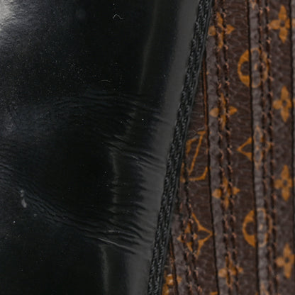 Louis Vuitton Patent Nano Monogram Ankle Star Trail Boots 37 Black 13 of 13