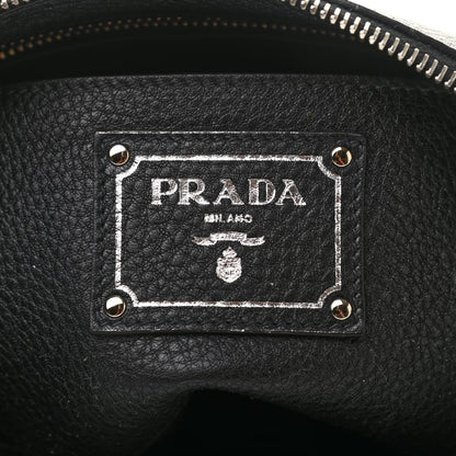 Prada Vitello Daino Clutch Black 5 of 8