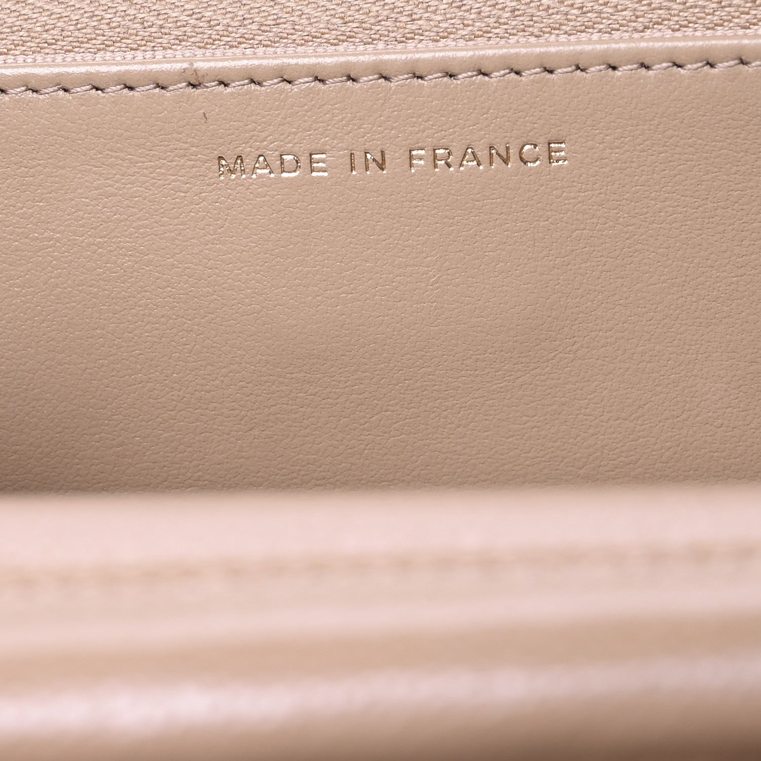 Chanel Caviar Quilted Wallet on Chain WOC Dark Beige 7 of 12