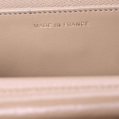 Chanel Caviar Quilted Wallet on Chain WOC Dark Beige 7 of 12