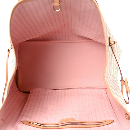 Louis Vuitton Damier Azur Neo Neverfull GM Rose Ballerine 5 of 23