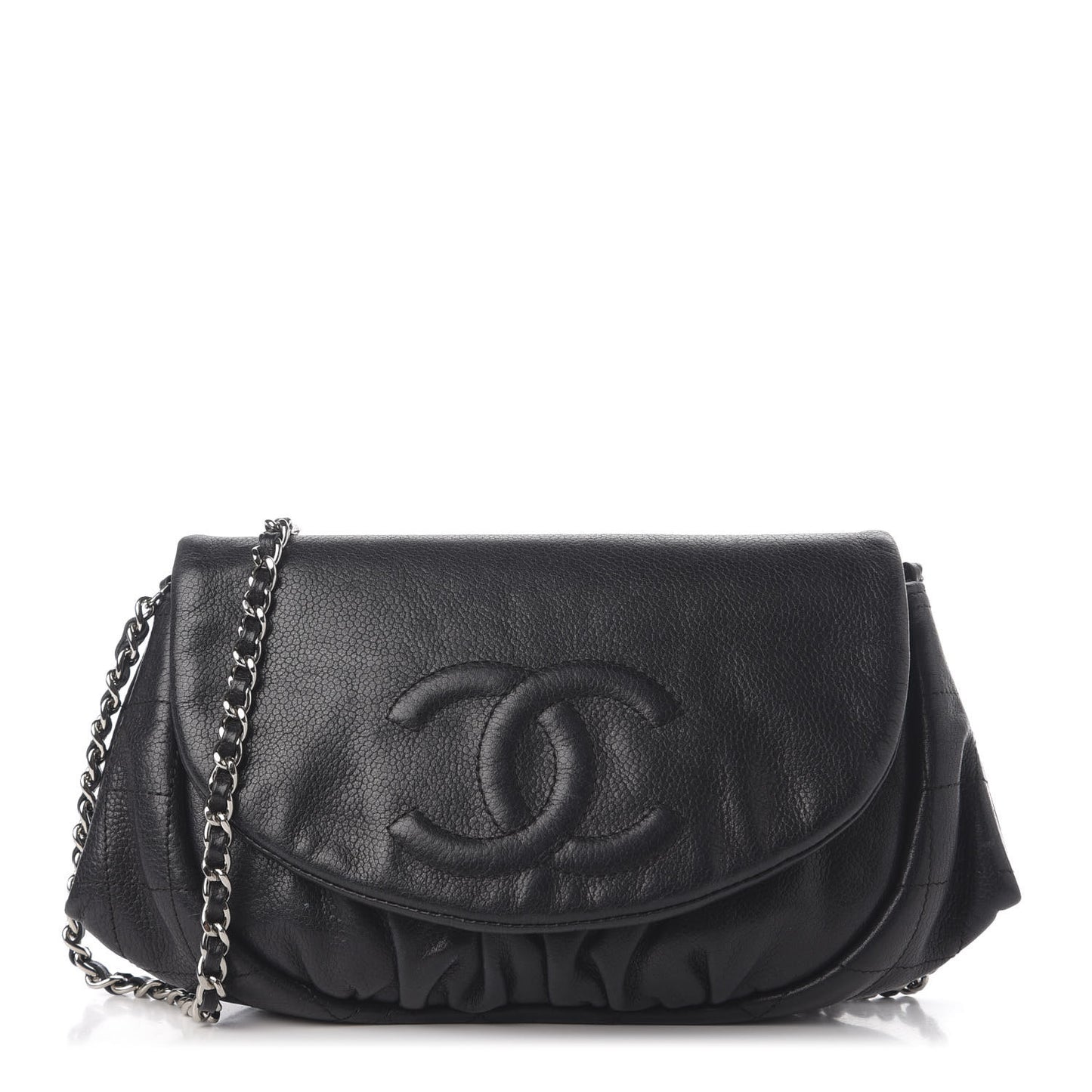 Caviar Half Moon Wallet On Chain WOC Black