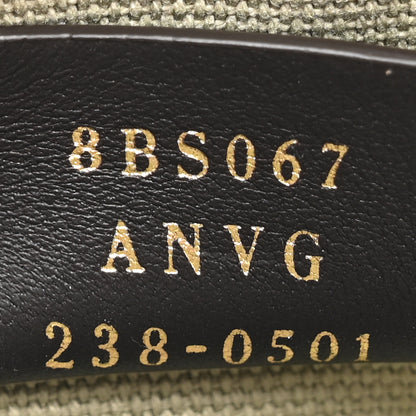 Fendi Canvas Vitello King Plexiglass Logo Embroidered Mini By The Way Top Handle Boston Bag Green Tea 7 of 10