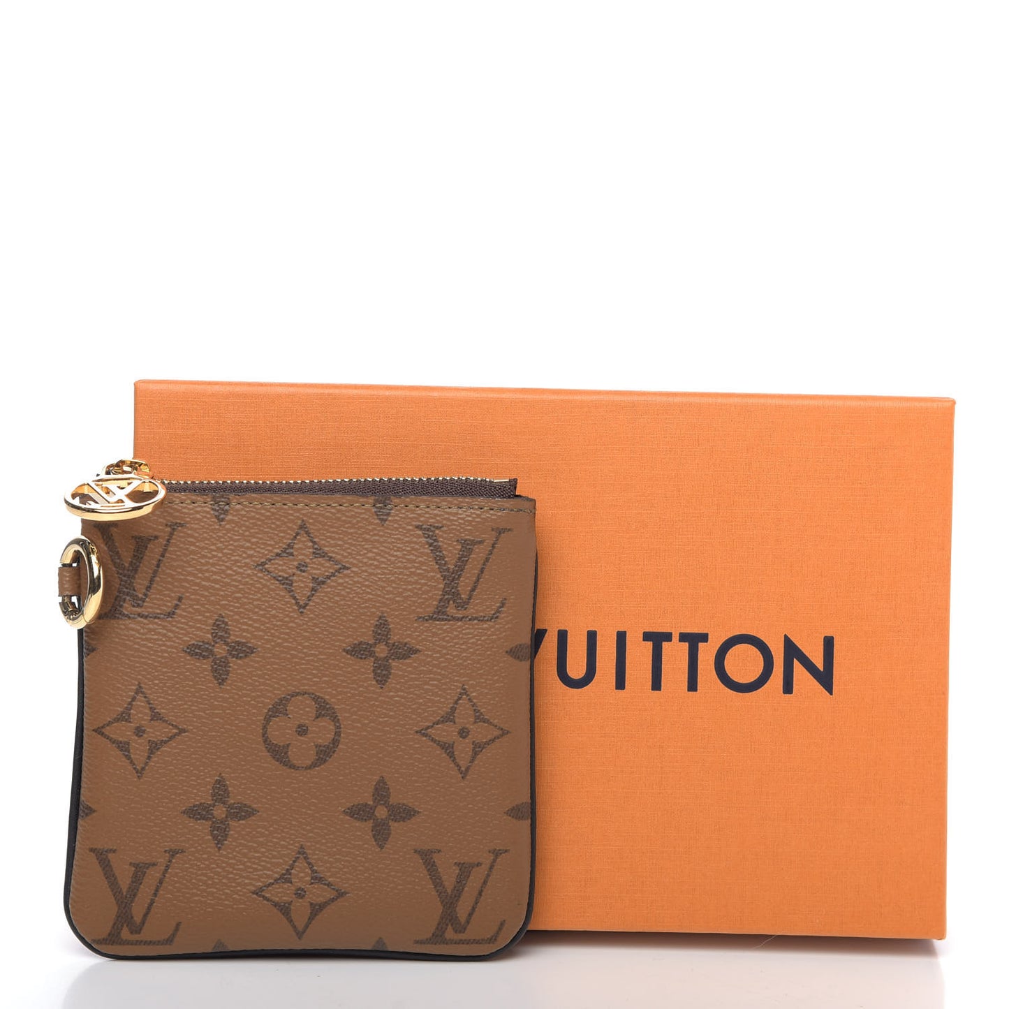 Reverse Monogram Trio Square Pouch
