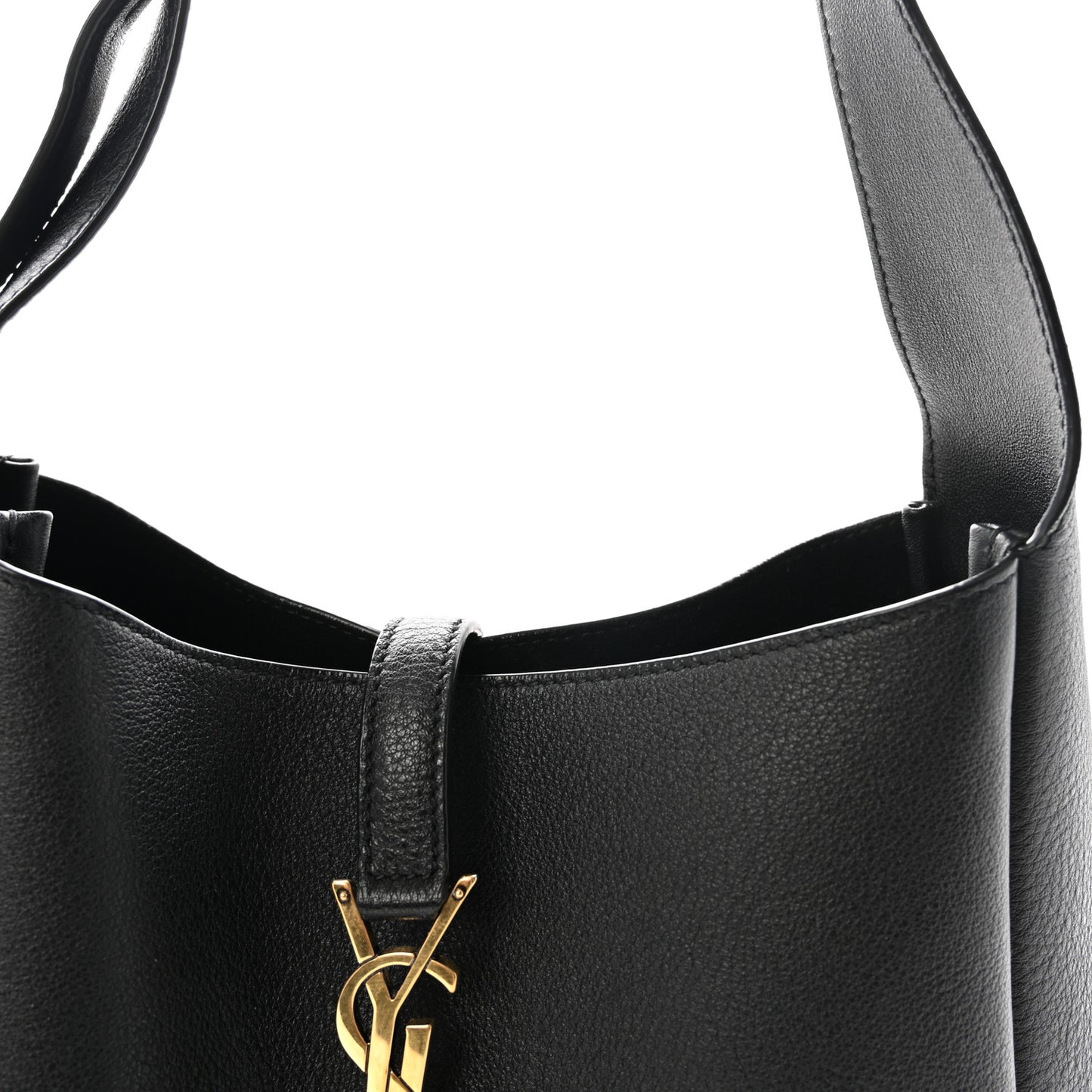 Smooth Calfskin Small Le 5 A 7 Soft Hobo Black