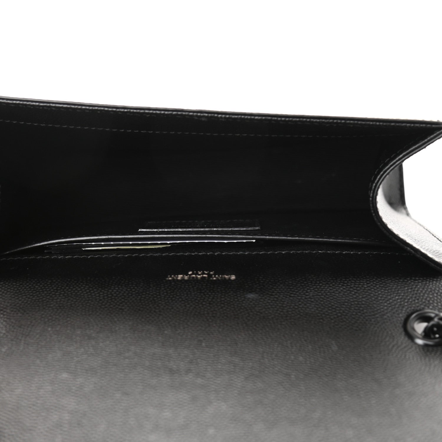 Saint Laurent Grain De Poudre Small Monogram Kate Satchel Black 5 of 9