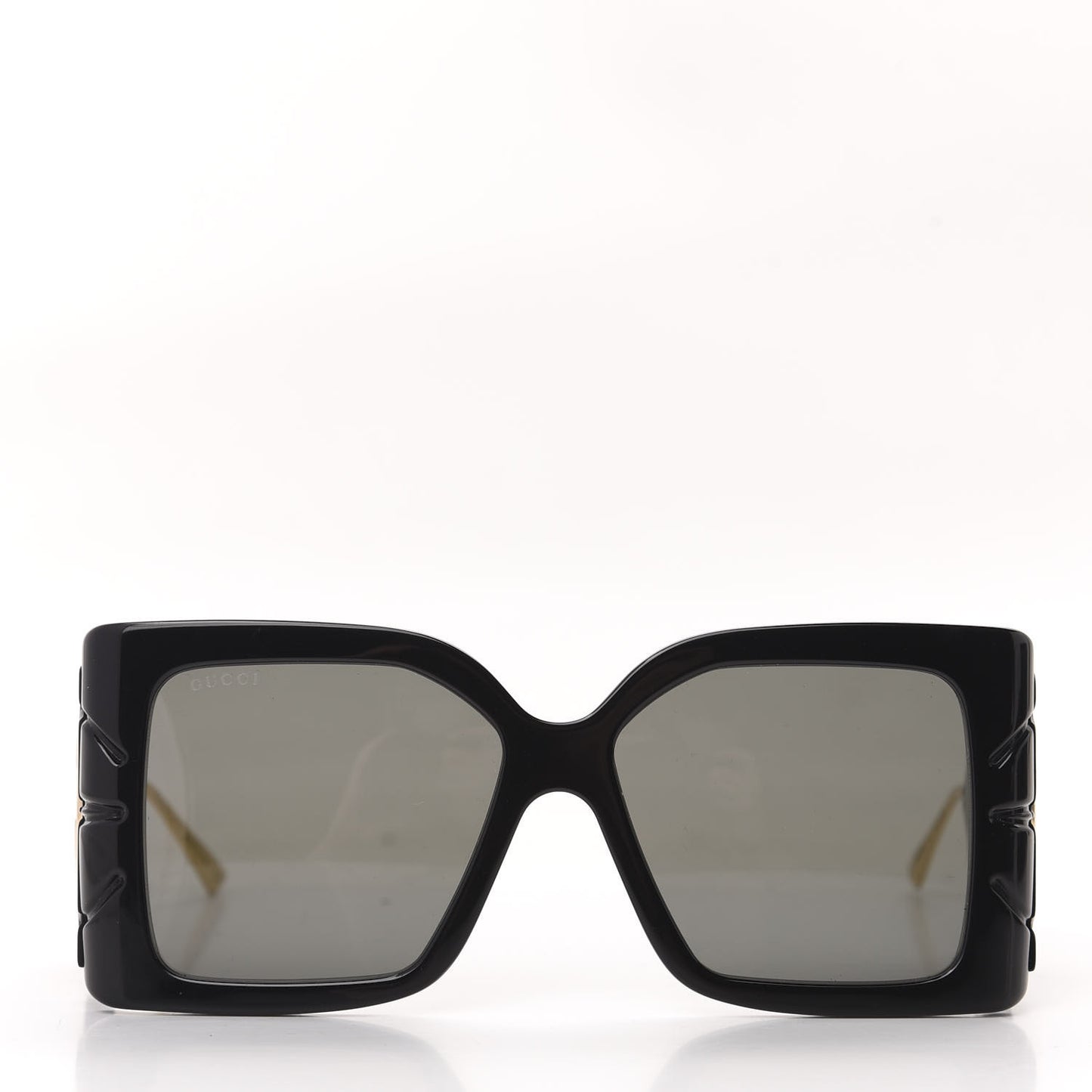 Acetate Square Frame Wing Sunglasses GG0535S Black