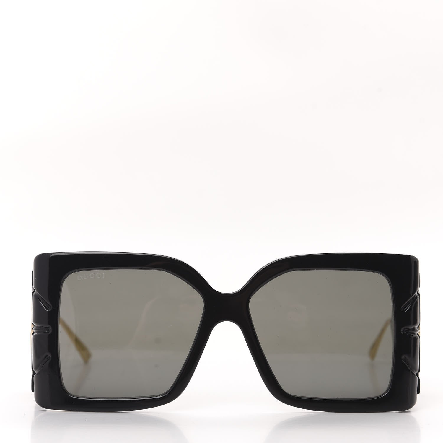 Gucci Acetate Square Frame Wing Sunglasses GG0535S Black 2 of 7
