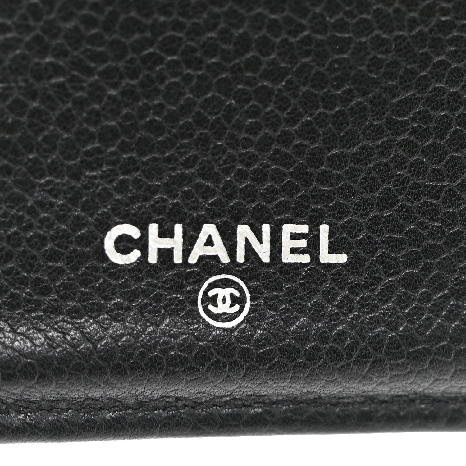 Chanel Caviar Quilted Yen Wallet Black 5 of 9