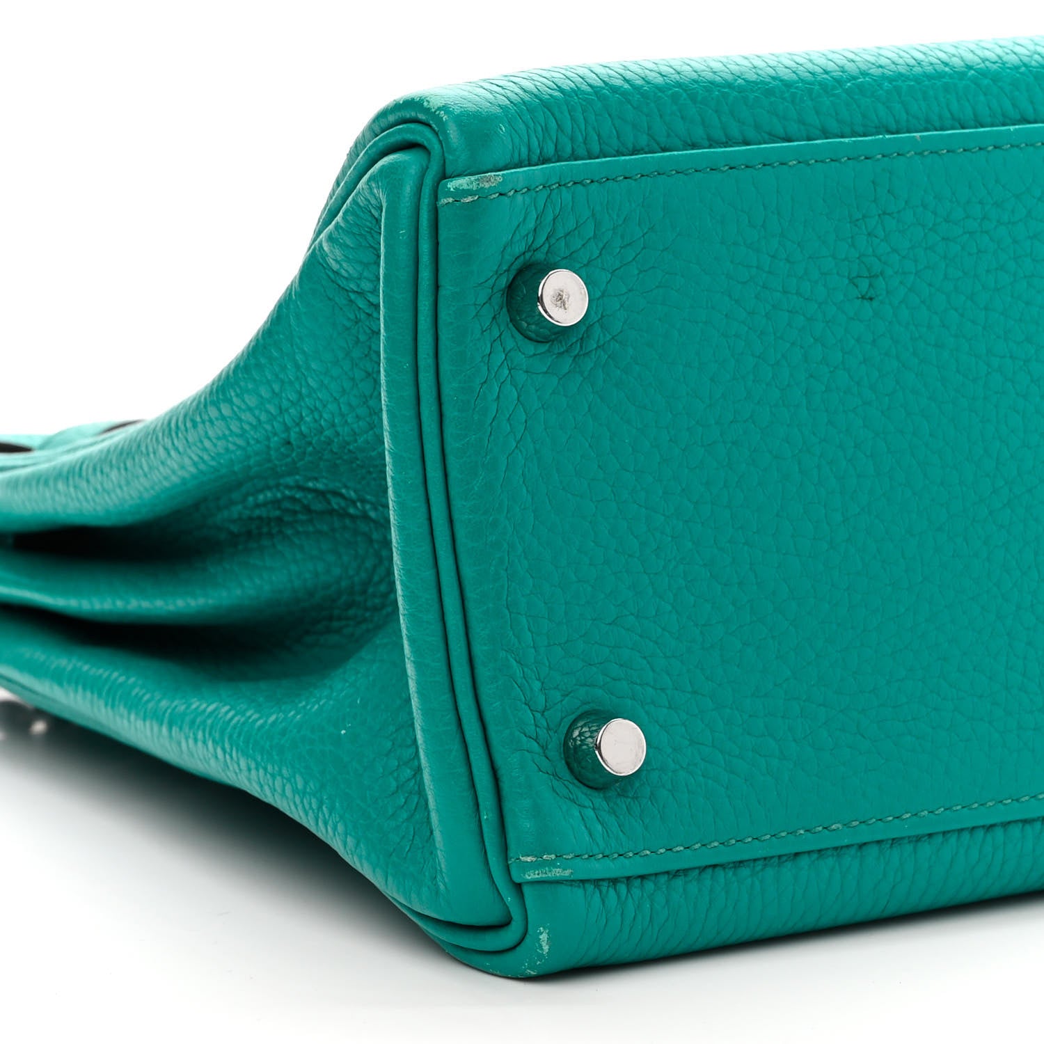 Hermes Taurillon Clemence Kelly Retourne 32 Bleu Paon 9 of 18