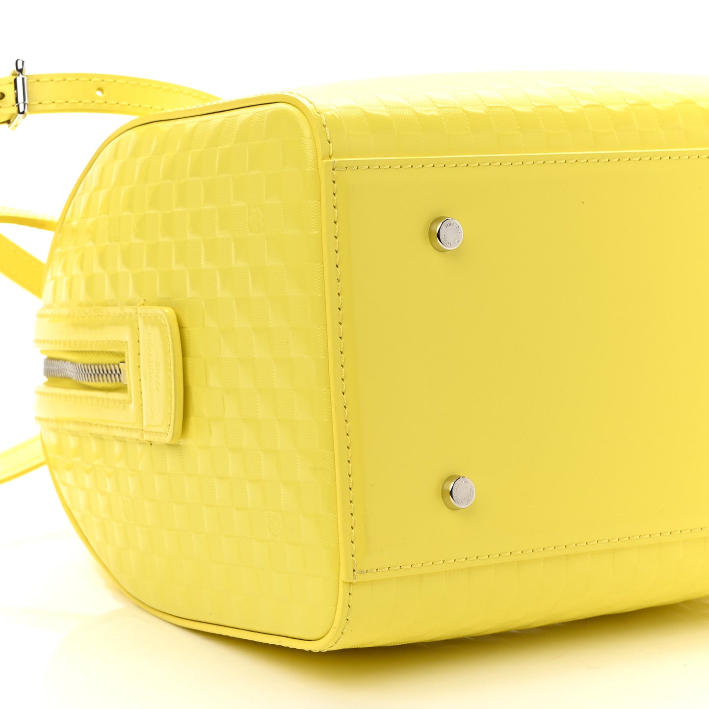 Damier Facette Speedy Cube PM Yellow