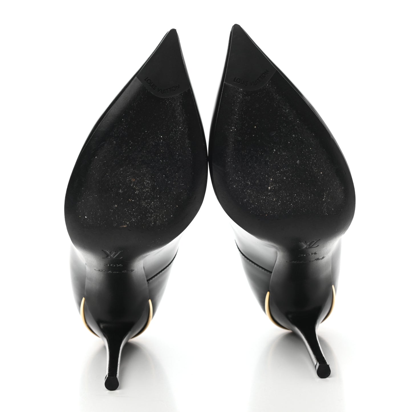Calfskin Eyeline Pumps 36.5 Black