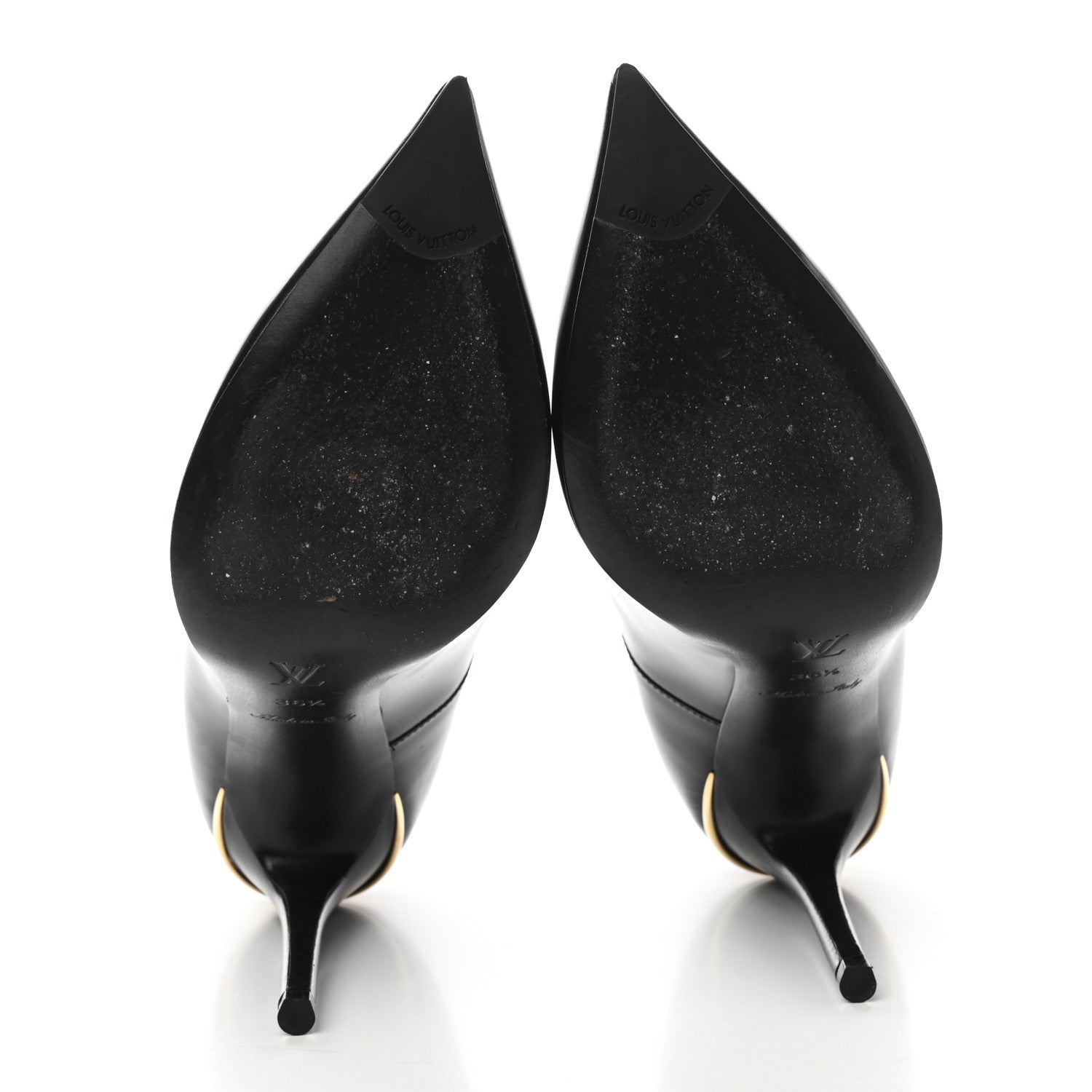 Louis Vuitton Calfskin Eyeline Pumps 36.5 Black 5 of 8