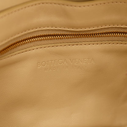 Bottega Veneta Gloss Calfskin Croc Embossed Intreccio Cassette Crossbody Bag Praline 6 of 12