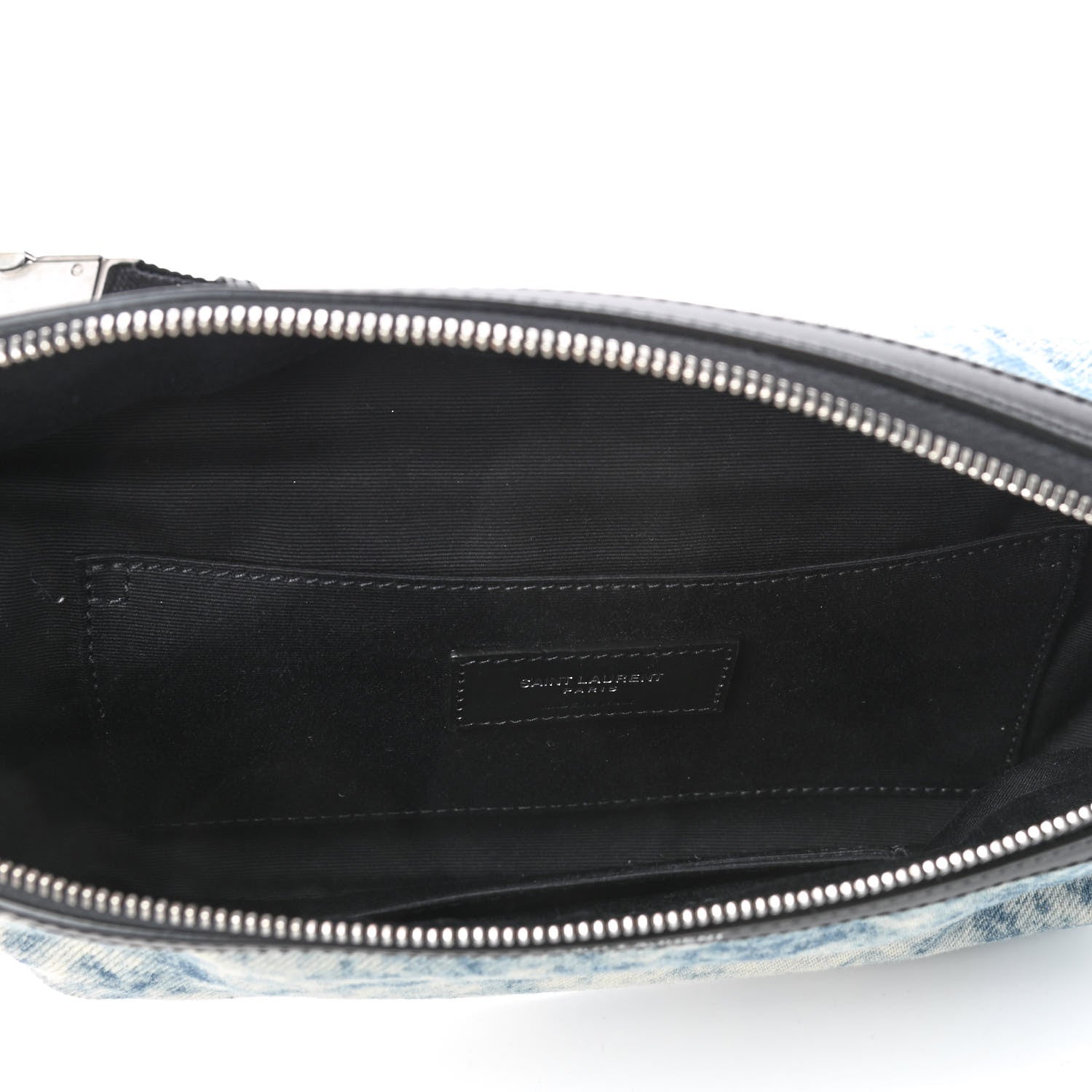 Saint Laurent Denim Grunge Belt Bag Faded Blue 4 of 4