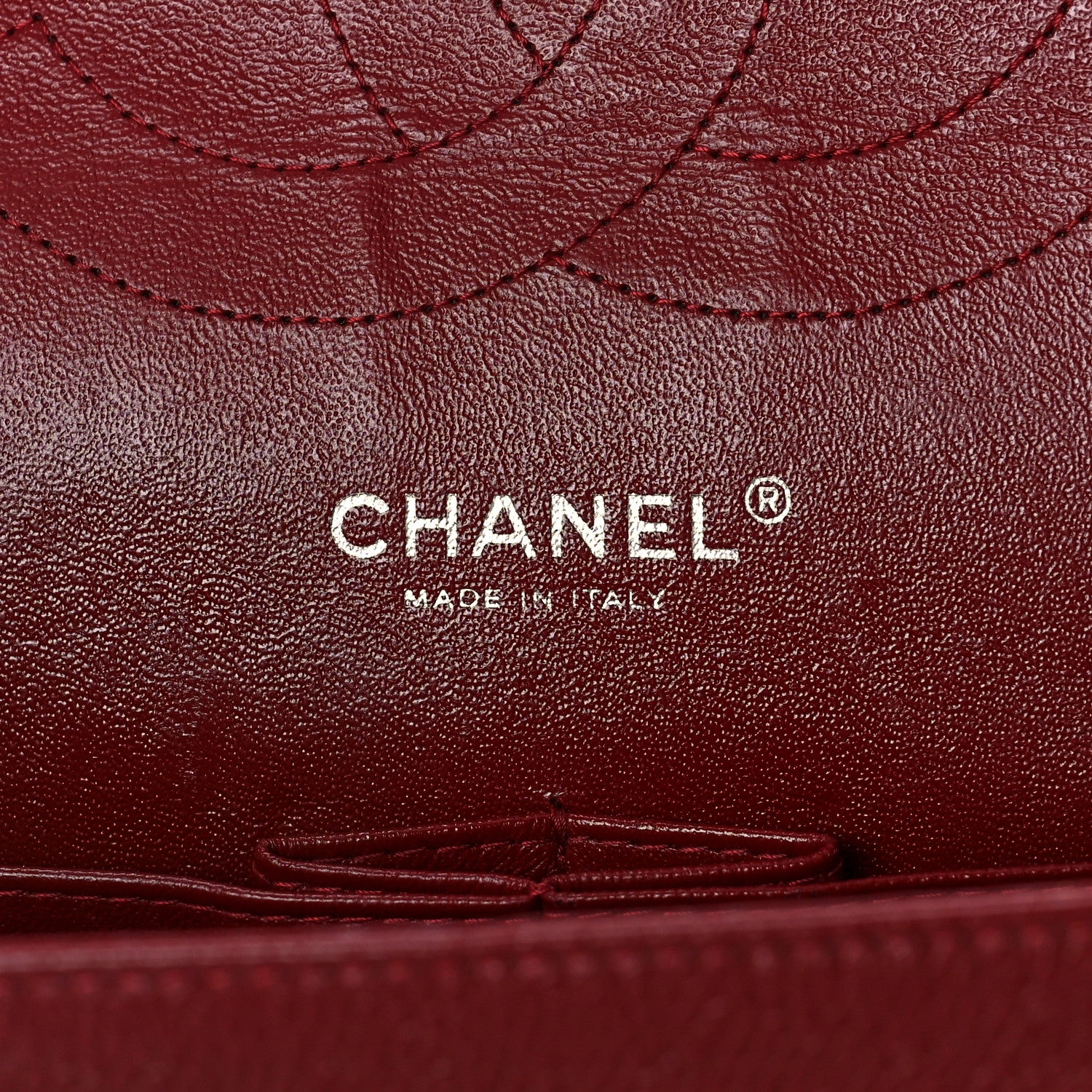 Chanel Caviar Quilted Jumbo Double Flap Dark Red 6 of 9
