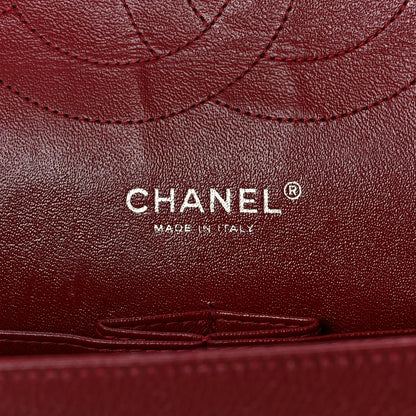 Chanel Caviar Quilted Jumbo Double Flap Dark Red 6 of 9