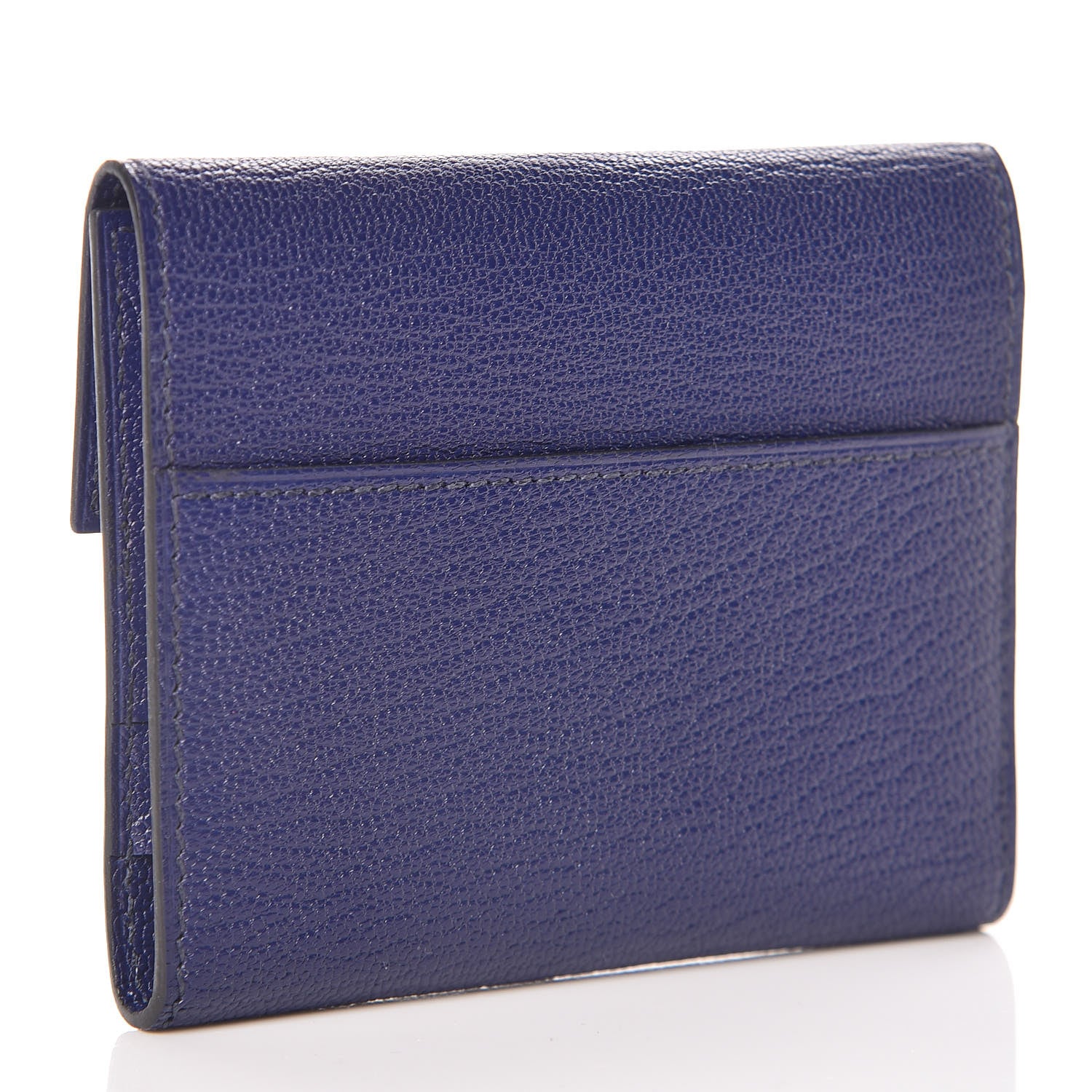 Hermes Chevre Mysore Mini Clic Card Holder Bleu Encre 3 of 8