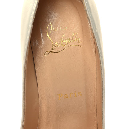 Christian Louboutin Nappa Corneille 100 Pumps 36 Snow 8 of 9