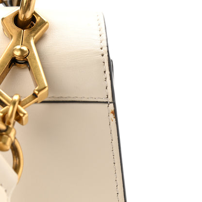 Gucci Calfskin Sylvie Web Small Queen Margaret Top Handle Bag White 13 of 13