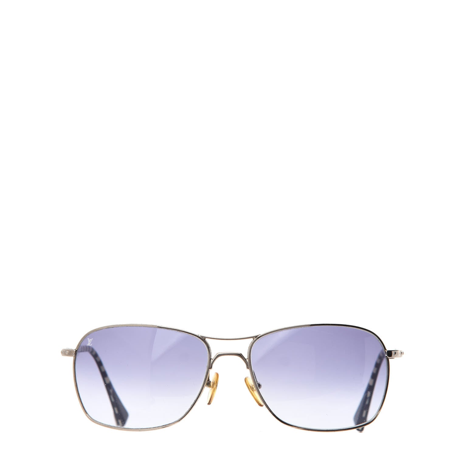 Louis Vuitton Metal Conspiration Pilote Sunglasses Z0066U Silver 2 of 7