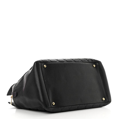 Chanel Caviar Quilted Grand Timeless Tote GTT Black 4 of 12