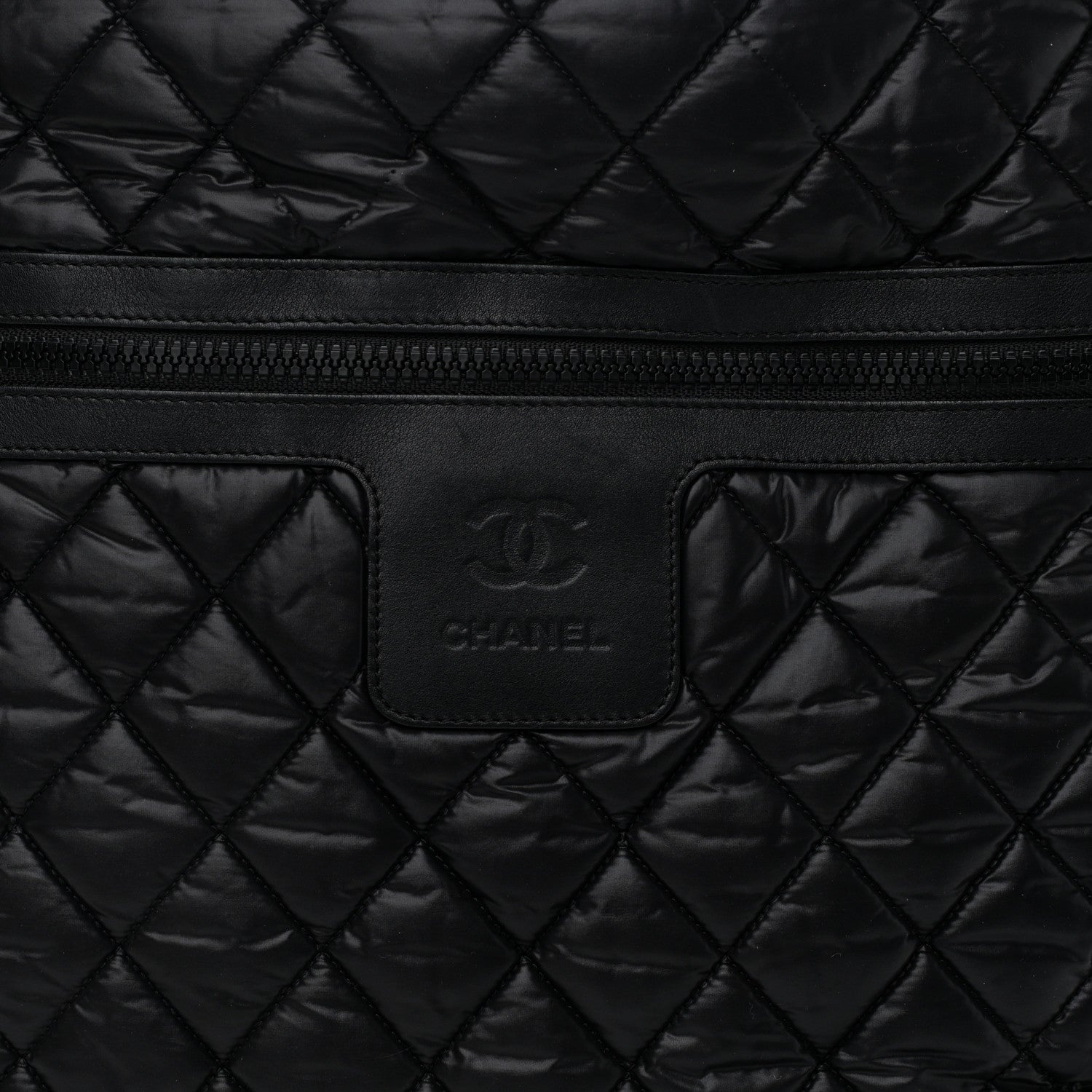 Chanel Nylon Quilted Coco Cocoon Hobo Black 8 of 12