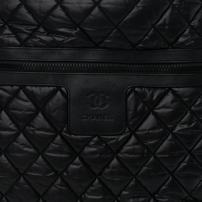 Chanel Nylon Quilted Coco Cocoon Hobo Black 8 of 12