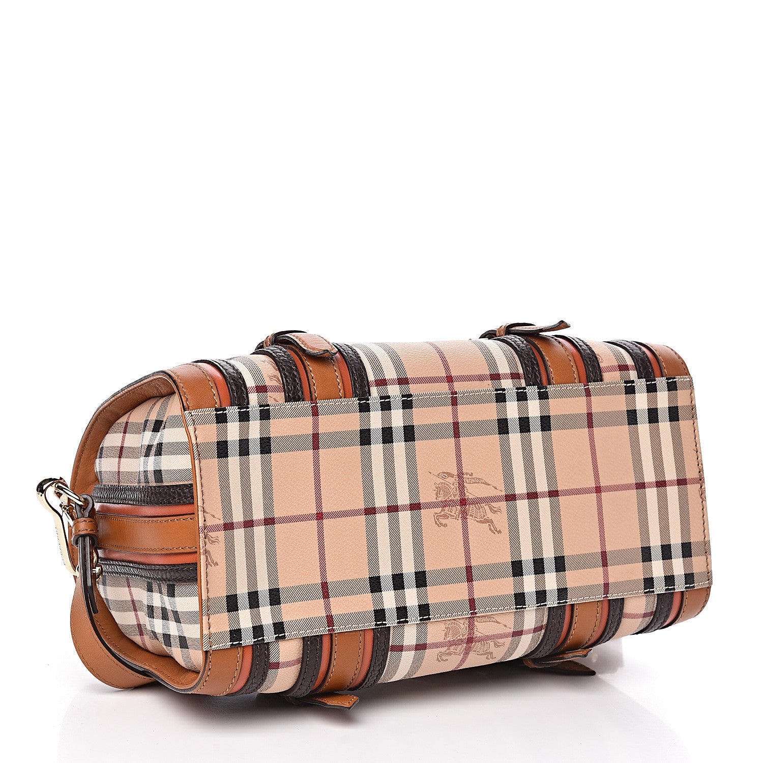 Burberry Haymarket Check Medium Alchester Bowling Bag Autumn 4 of 12