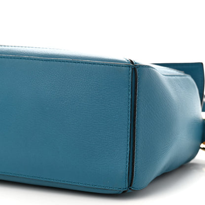Loewe X SPIRITED AWAY Calfskin Bo Mouse Small Puzzle Bag Lagoon Blue 10 of 11