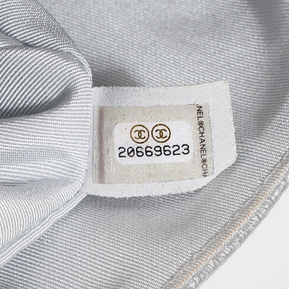 Chanel Perforated Metallic Lambskin Small CC Medals Flap Silver 8 of 9